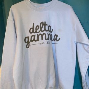 Delta gamma crew neck sweatshirt